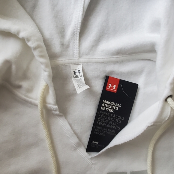 Under Armour White Hoodie - Picture 5 of 6